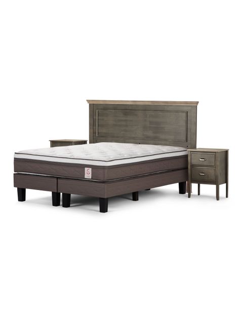 Cama Europea New Style 6 King + Set de Muebles Anna-0