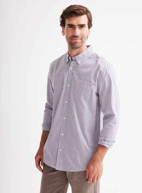 Camisa  Manga Larga Cuadros-0