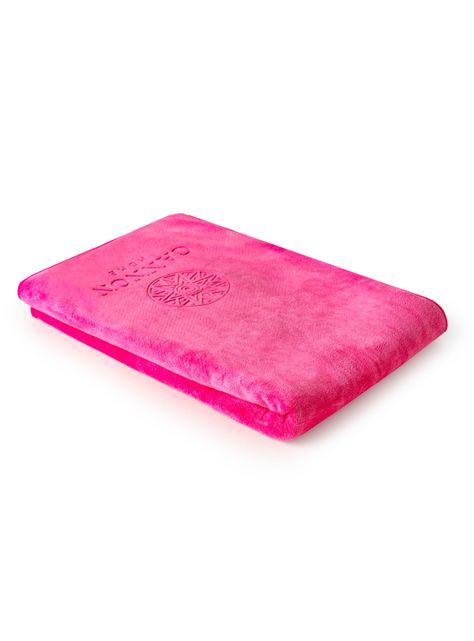 Toalla de Playa Microfibra Fluor Fucsia 80x160 cm-1