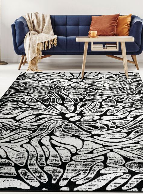 Alfombra 240 x 305 cm Siesta Negro-5