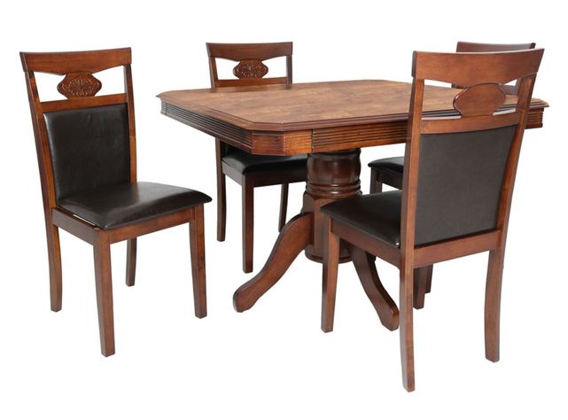 Juego de Comedor Romeo + 4 Sillas-1