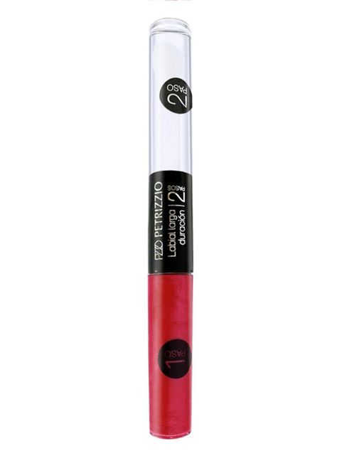 Labial Petrizzio Larga Duración 2 Pasos Rojo-0