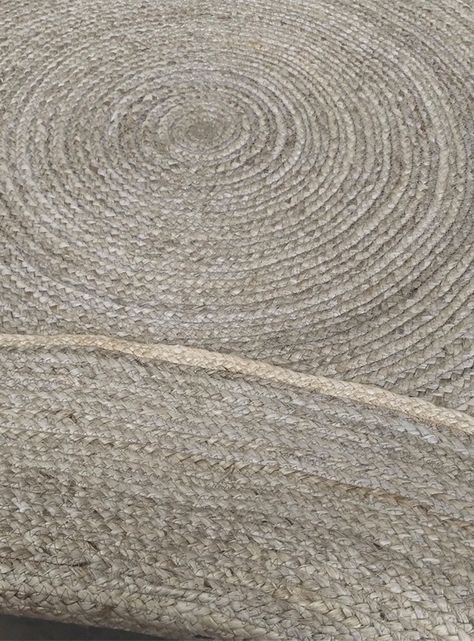 Alfombra Yute Braided Redonda 200x200 cm Gris-2