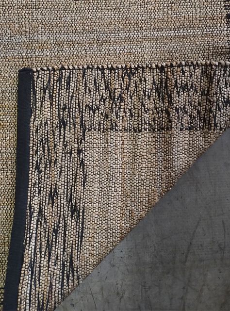 Bajada de Cama Melange 60x90 cm Negro Beige-1