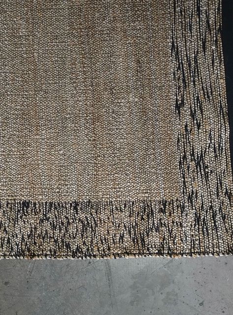 Alfombra Yute Melange 240x340 cm Beige Negro-1