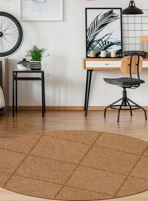 Alfombra Venus 150x150 cm Camel-2