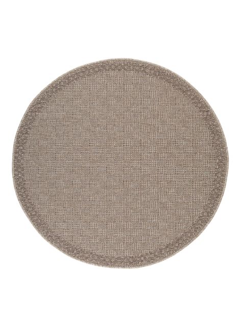 Alfombra Redonda Venus Beige 150x150 cm-0
