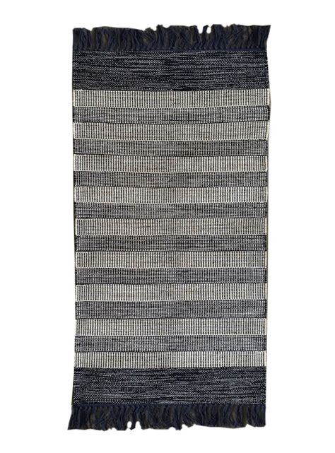 Alfombra Kalu 160x230 cm Negro-0