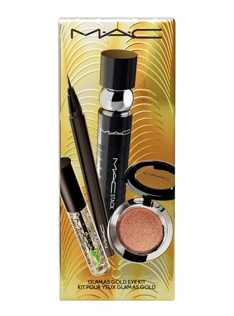 Set De Maquillaje Mac Glam As Gold Eye Kit-1