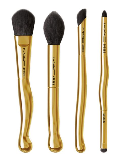 Set de Maquillaje MAC Golden Touch Mini Brush Kit-2
