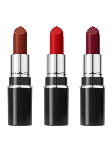 Set de Maquillaje MAC Everyday Luxury Mini Lustreglass Lipstick Trio Nautral-2