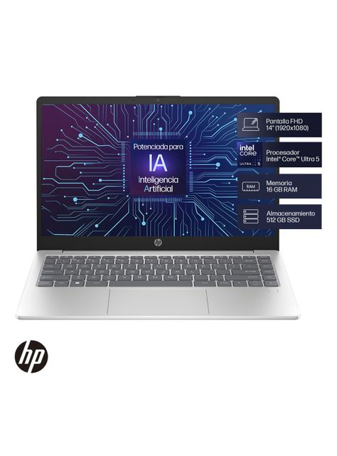 Notebook HP 14-ep1000la Intel Core Ultra 5 16GB RAM 512GB SSD 14" FHD Windows 11 Home-2