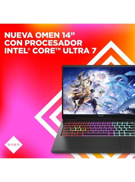 Notebook Gaming OMEN  14-fb0001la Intel Core Ultra 7 NVIDIA GeForce RTX 4060 8GB GDDR6 16GB RAM 1TB SSD 14" OLED 2.8K 120 Hz Windows 11 Home-5