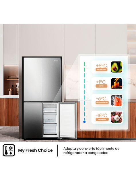 Refrigerador Side by Side No Frost 456 Litros RQ5P470NECF Cross Door-4