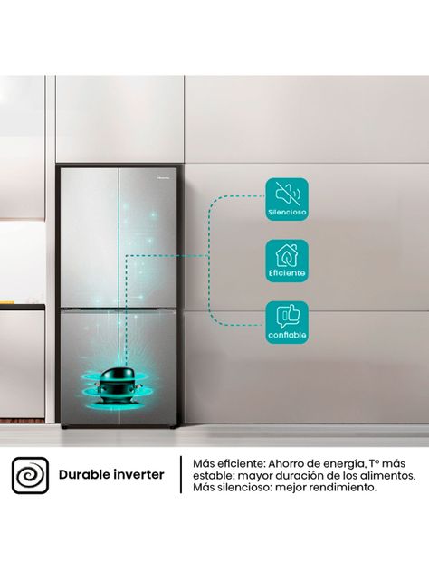 Refrigerador Side by Side No Frost 456 Litros RQ5P470NECF Cross Door-6