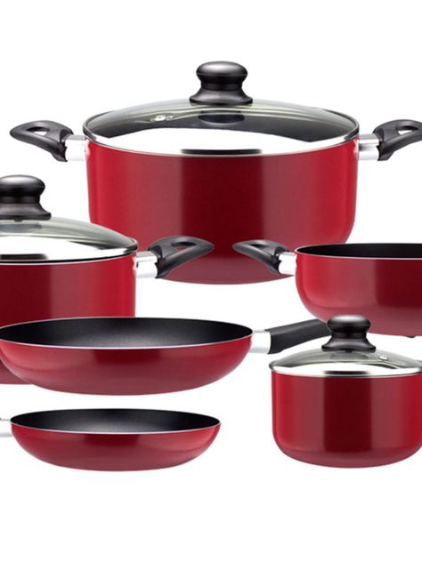 Batería de Cocina Slide Granate 9 Piezas-1