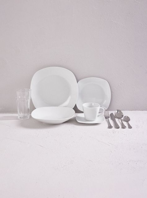 Set Vajilla 60 Piezas White Porcelana-0