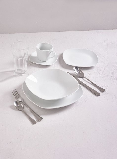 Set Vajilla 60 Piezas White Porcelana-1