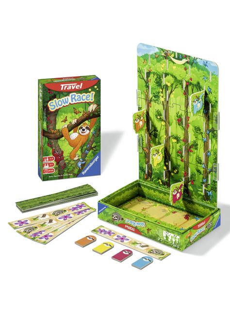Ravensburger Juego Slow Race! Edición de viaje Caramba-1