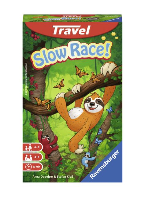 Ravensburger Juego Slow Race! Edición de viaje Caramba-0