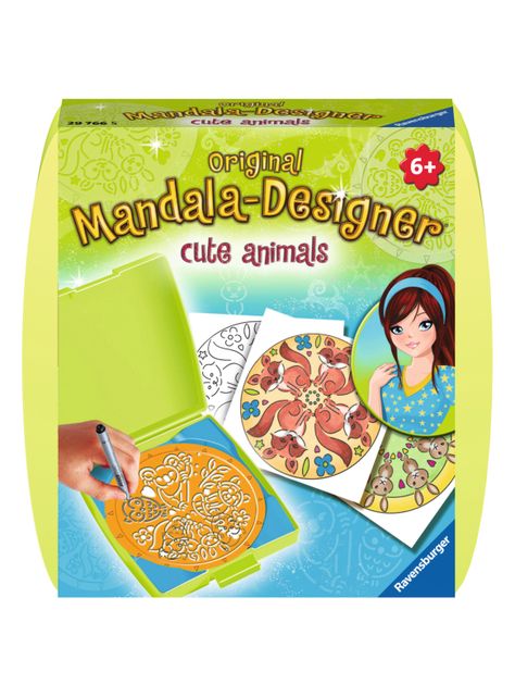 Mini set para diseñar mandalas - Animalitos Caramba-0