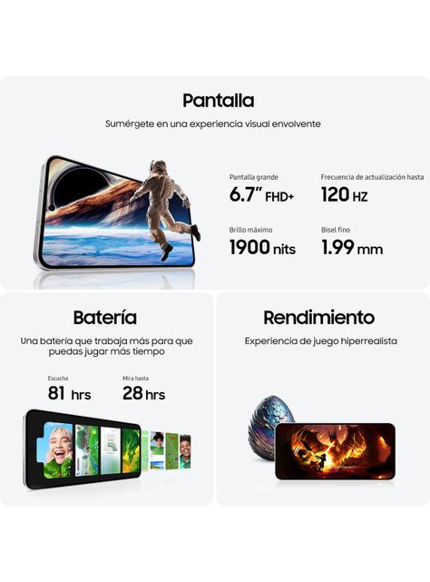 Smartphone Galaxy S24 FE 5G 256GB 6.7" Light Green Liberado-4