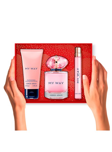 Set Perfume My Way Nectar EDP Mujer 90ml + 10ml + Loción Corporal 50ml Giorgio Armani-2