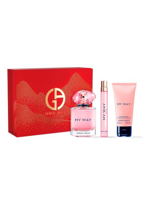 Set Perfume My Way Nectar EDP Mujer 90ml + 10ml + Loción Corporal 50ml Giorgio Armani-1