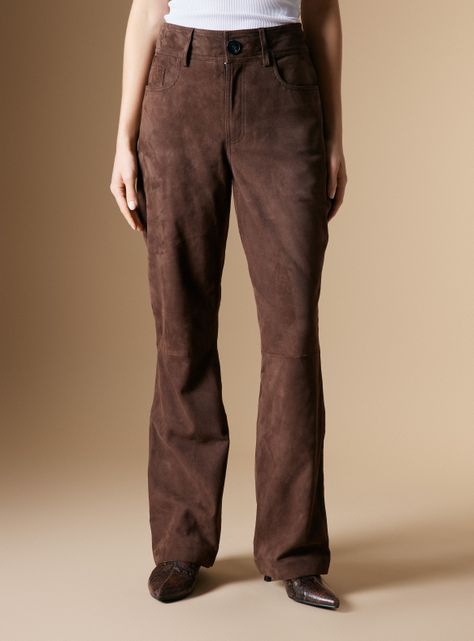 Pantalón Gamuza Forrado Colaboración María Pombo-0
