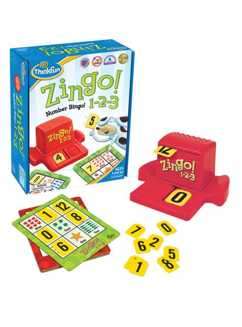 Thinkfun Juego de Ingenio Zingo 123 Caramba-1