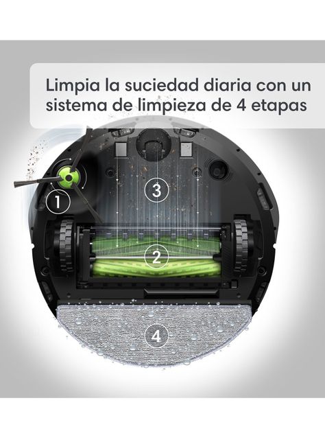 Aspiradora y Trapeadora Robot 2 en 1 Roomba Combo j5+-2