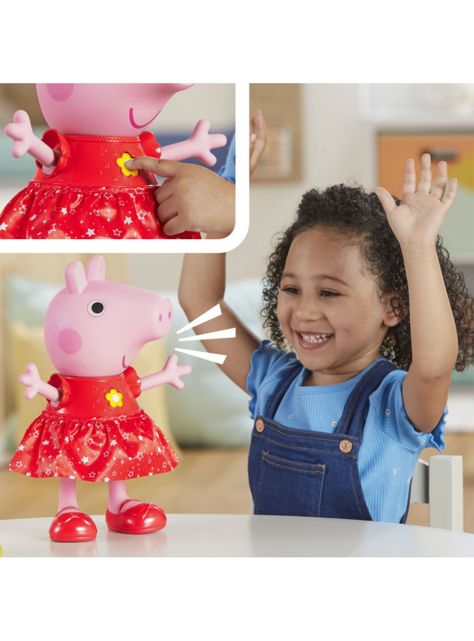 Muñeca Peppa Pig Diversión en los Charcos-5