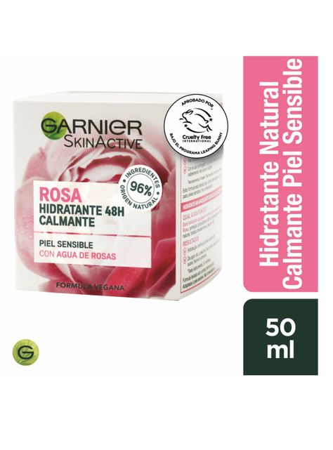 Crema Garnier Skin Active Hidratante Natural Rosas-0