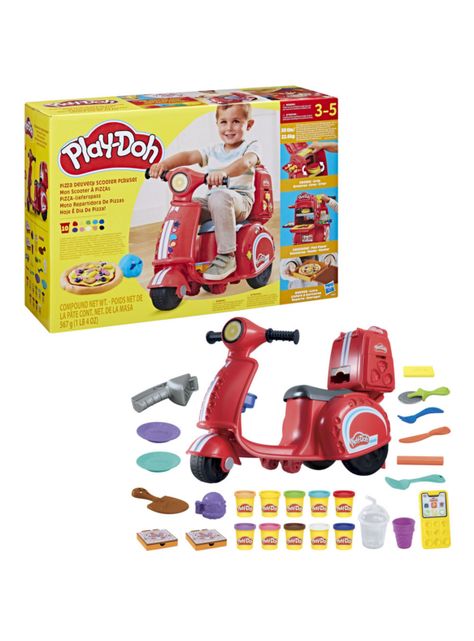 Masas y Plastilinas Moto Repartidora de Pizzas-3