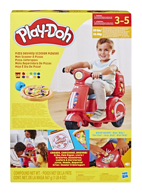 Masas y Plastilinas Moto Repartidora de Pizzas-1