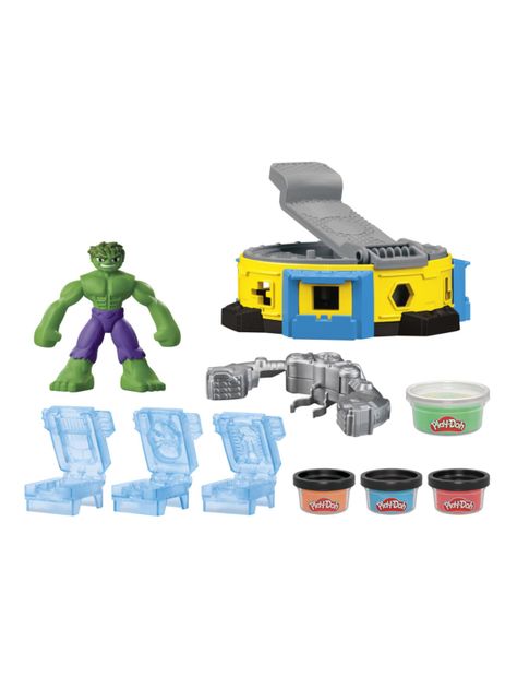 Masas y Plastilinas Marvel Hulk Aplasta y Moldea-2