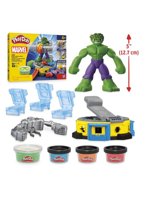 Masas y Plastilinas Marvel Hulk Aplasta y Moldea-3