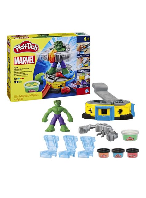 Masas y Plastilinas Marvel Hulk Aplasta y Moldea-4