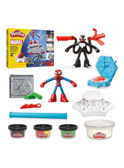 Masas y Plastilinas Marvel Lanza y Atrapa Spider-Man-2
