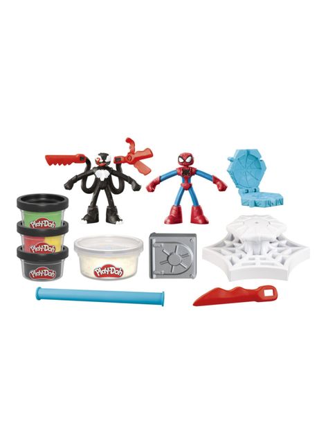 Masas y Plastilinas Marvel Lanza y Atrapa Spider-Man-3