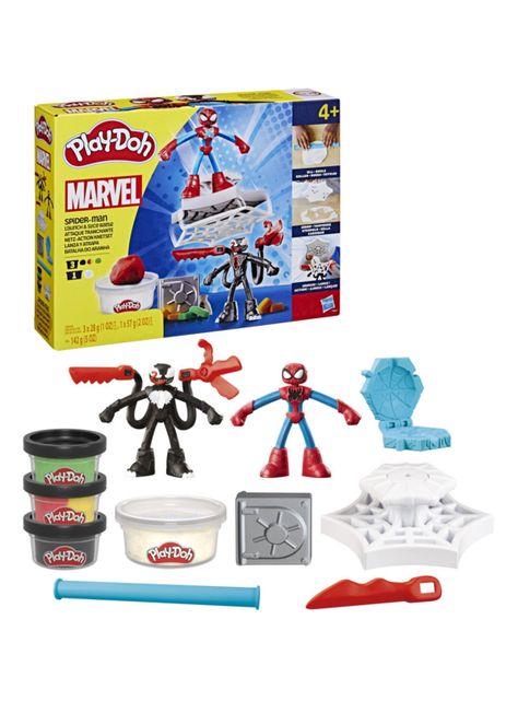 Masas y Plastilinas Marvel Lanza y Atrapa Spider-Man-1