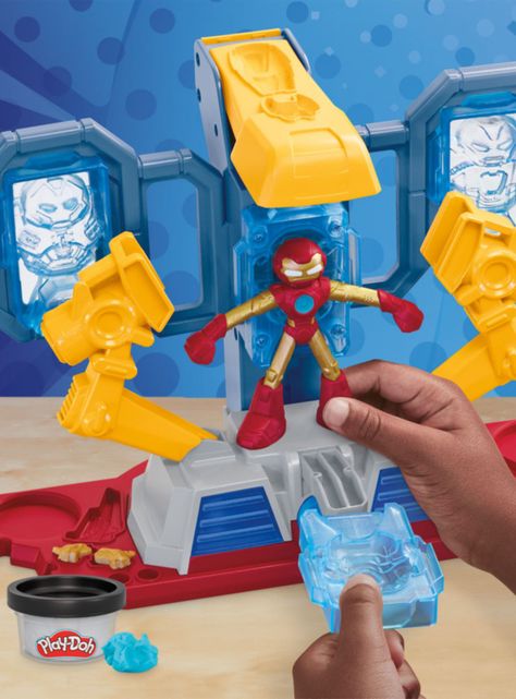 Masas y Plastilinas Iron Man Laboratorio de Armaduras-5