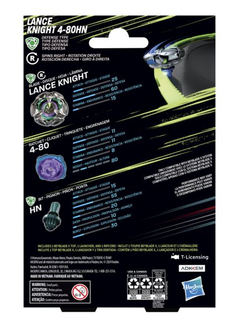 Trompo X Kit Inicial Lance Knight 4-80HN-3