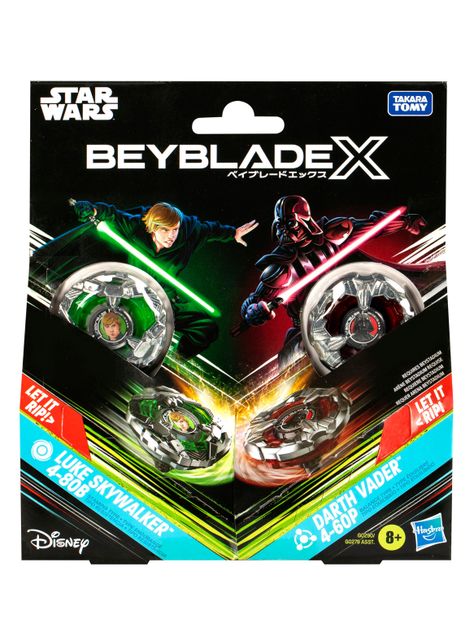 Trompo Star Wars Luke Skywalker 4-80B vs Darth Vader 4-60B-1
