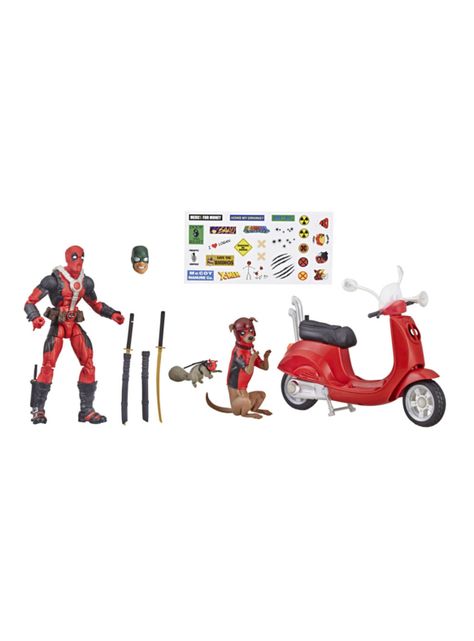 Figura de Acción Deadpool con Motoneta-1