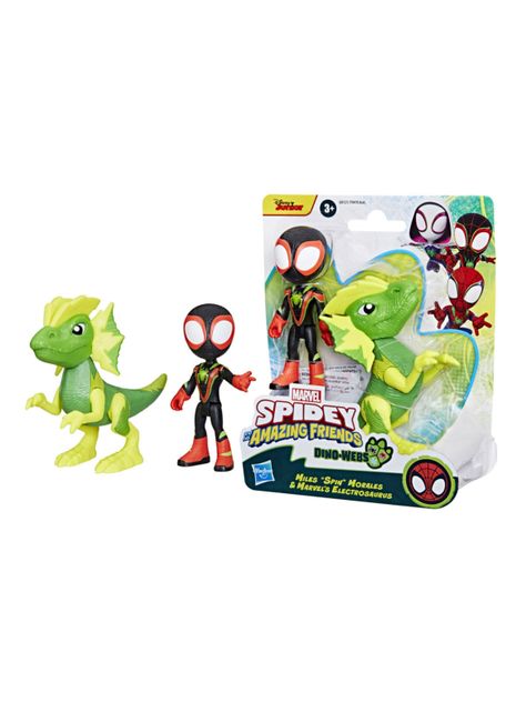 Figura de Acción Miles Spin Morales + Electrosaurus-3