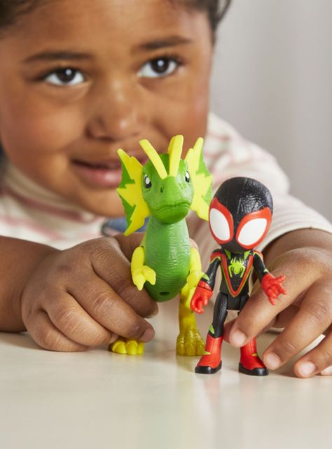 Figura de Acción Miles Spin Morales + Electrosaurus-4
