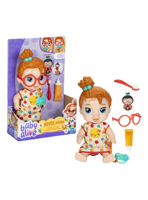 Muñeca Felices Sueño Dottie Doodle Cabello Rojo-3