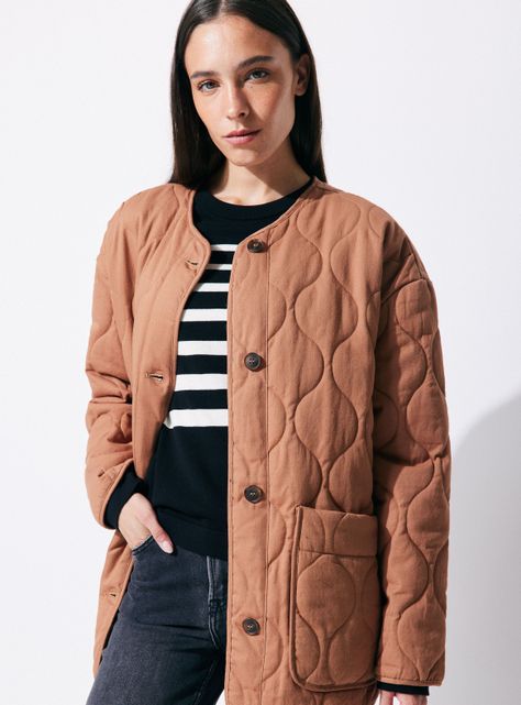 Chaqueta Quilted con Botones-2
