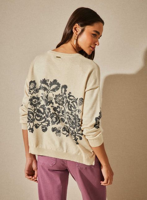 Sweater Estampado Floral-1